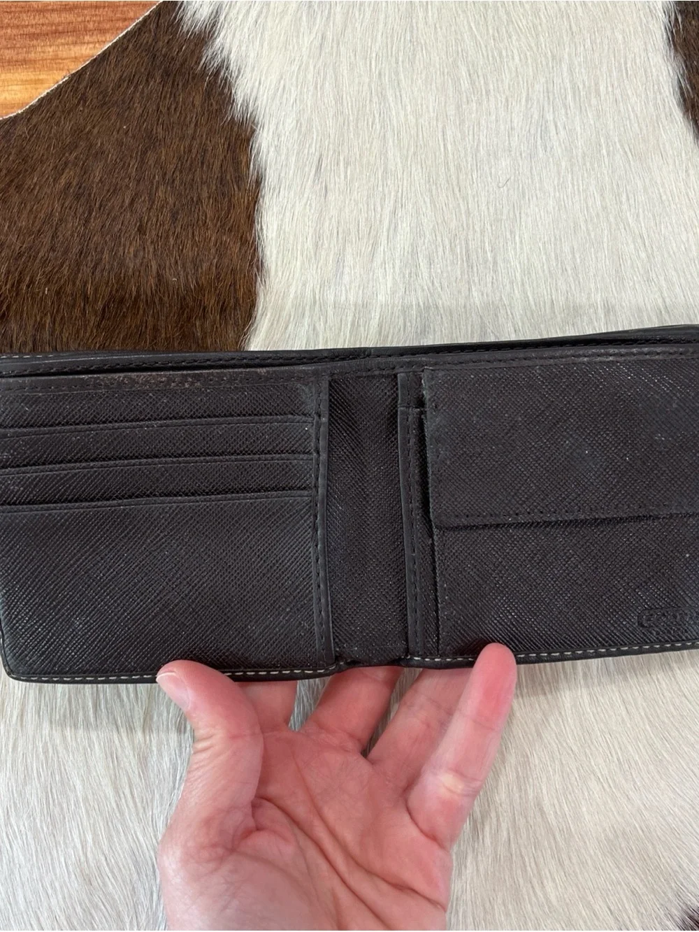 Coach Heritage Bifold Wallet Signature Men’s Brown